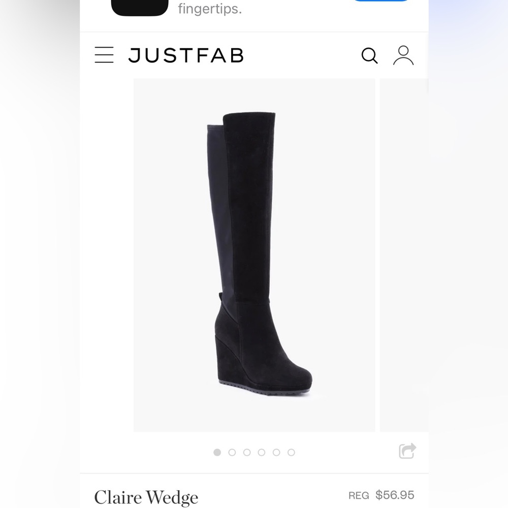 Just Fab Claire Heeled Boots